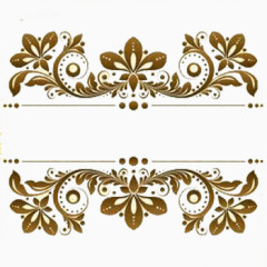 金色创意PPT边框