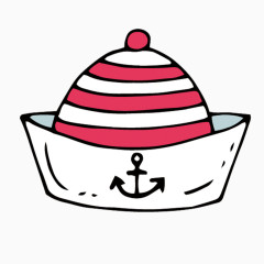 矢量海军帽子素材