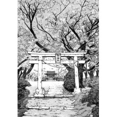 樱花神社背景