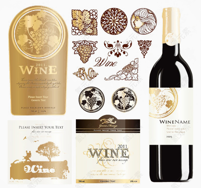 红酒红酒图标免扣素材