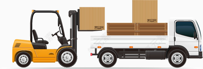 矢量运输车素材