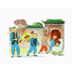 中国风古代街头