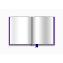 空白书本模板psd素材