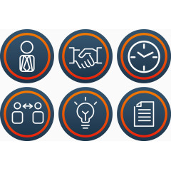 商业图标和元素