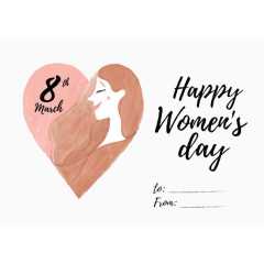 祝贺三八妇女节信封