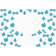 医院元素矢量底纹