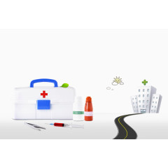 有质感的医学药品元素