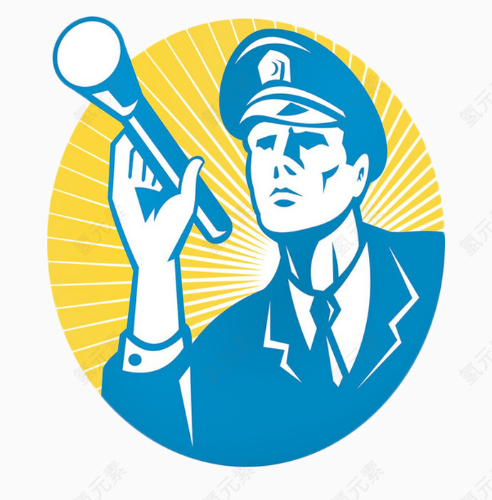 免抠素材警察图片