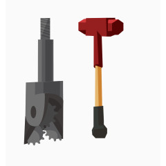 矢量维修工具锤子