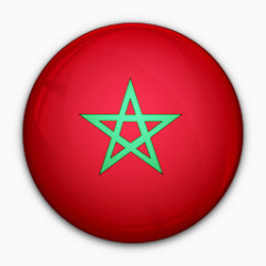 国旗摩洛哥对世界标志图标