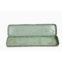 白色金属文具盒