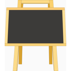 矢量木质小黑板