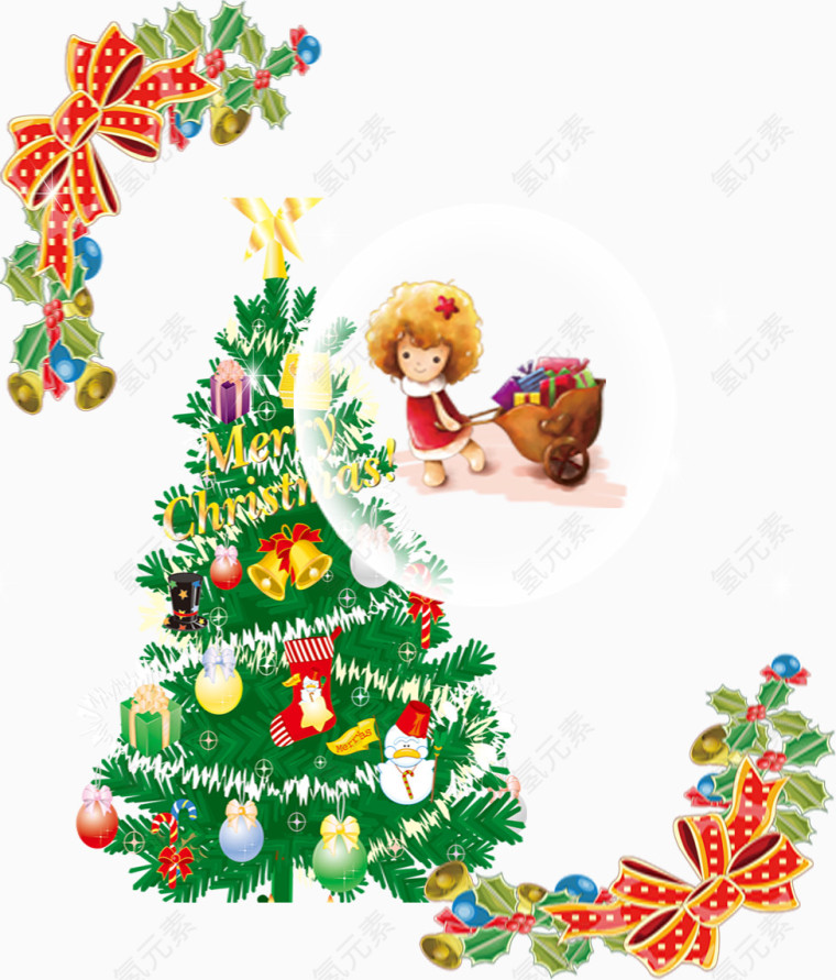 小女孩的圣诞梦想