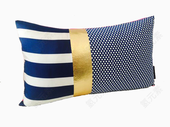 条纹点点枕头