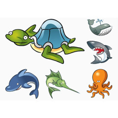海洋动物图