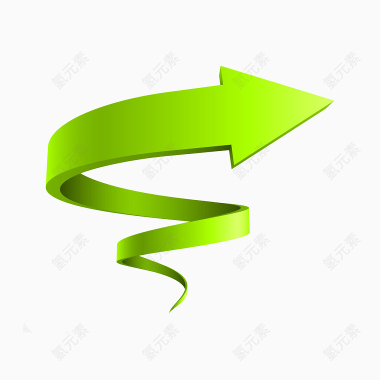 绿色箭头