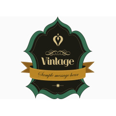 矢量扁平标签贴纸