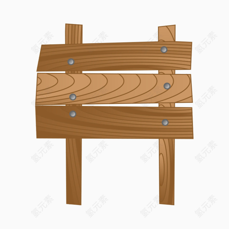 木质告示牌 指示牌