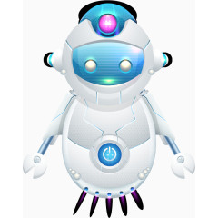 白色创意机器人