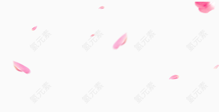 粉色创意花瓣
