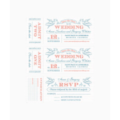 创意邀请函矢量