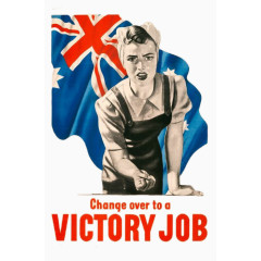 英国战时海报女子