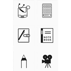 常用实物线条图标