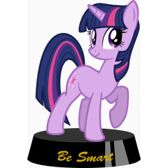 插画 马  可爱 表情  形象