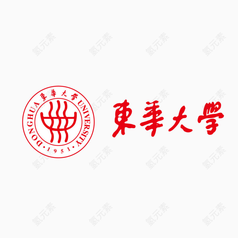 东华大学矢量标志