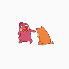 嘲笑教训别人表情卡通手绘