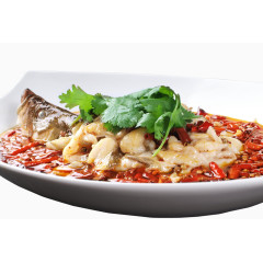 美食素材沸腾桂花鱼