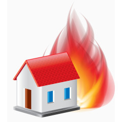 卡通火灾