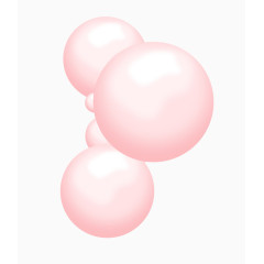 粉色气球泡泡