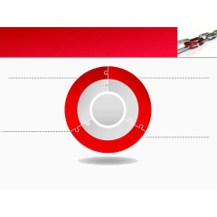 红色锁链系列PPT背景