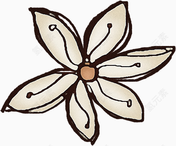 相册手绘花朵装饰