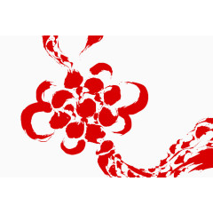手绘中国结