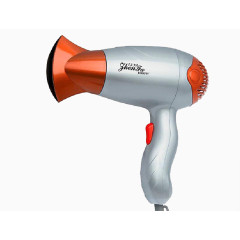 灰橙配色扁口电吹风