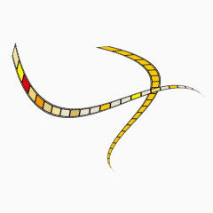 矢量新闻动态黄色胶片