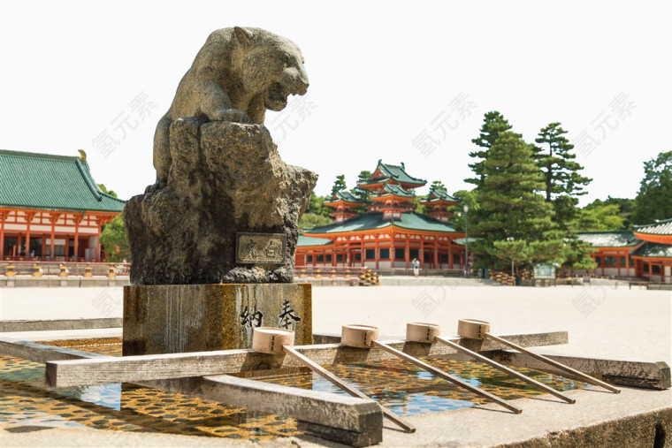 日本平安神宮建筑素材图