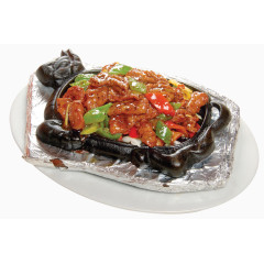 铁板黑椒牛柳