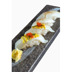 蝶魚唇邊握壽司