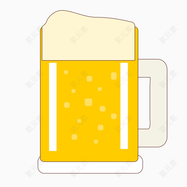 黄色酒杯