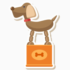 卡通 插画 母婴背景素材 可爱风格 童趣 玩具 贴纸