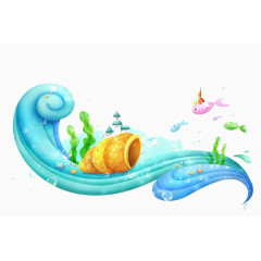 海螺唤你图片素材