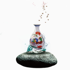 中式传统宣传海报产品实物