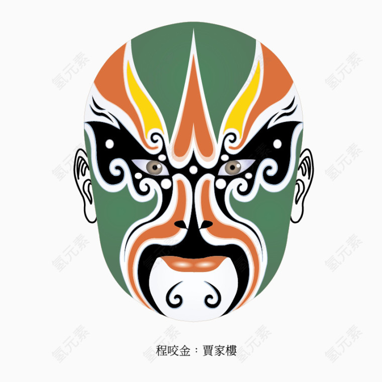 脸谱素材