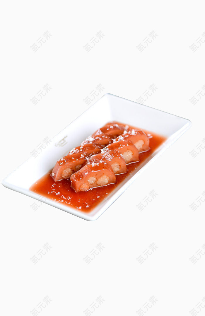 蜜汁椰丝糖藕