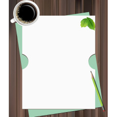 创意木纹藤蔓信纸