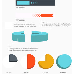 进度条信息图表