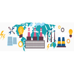 电力厂发电过程.